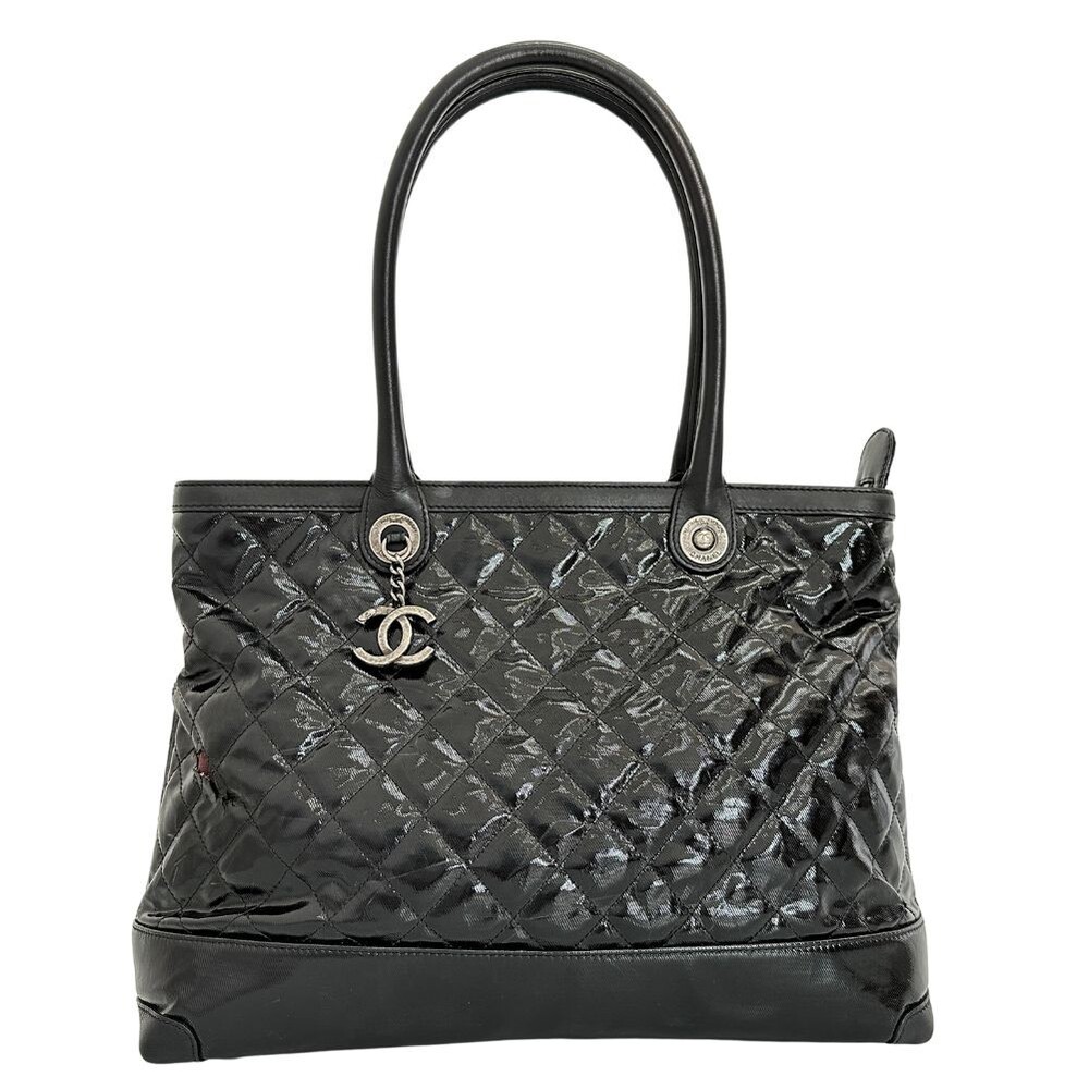 Chanel Matelasse Tote Bag Cambon Black #285234C79B